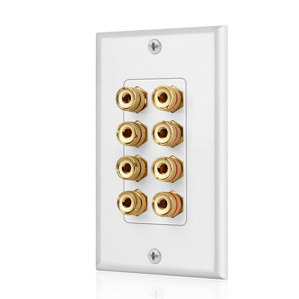Home Cinema Equipment - A68Z 8-Pfosten-Lautsprecher-Wandplatte, Heimkino-Wandplatte, Audio-Panel für 4