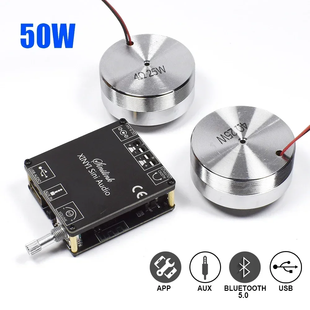 Home Cinema Equipment - 2*25W Tragbare Stereo Vibration Lautsprecher Audio