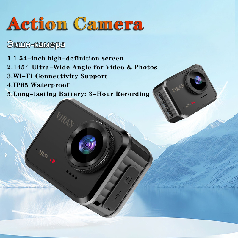 Home Cinema Hd - Mini-Actionkamera 4K Ultra HD 16MP Lange