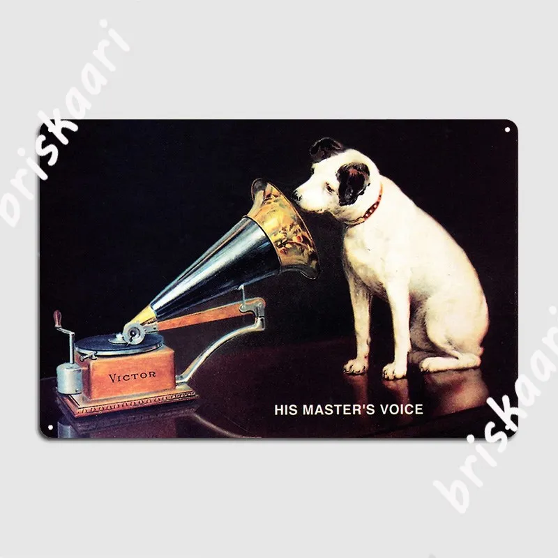 Home Cinema Logo - Rca victor seine Meister Stimme Metall